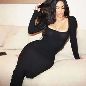 SKIMS Soft Lounge Long Sleeve Dress